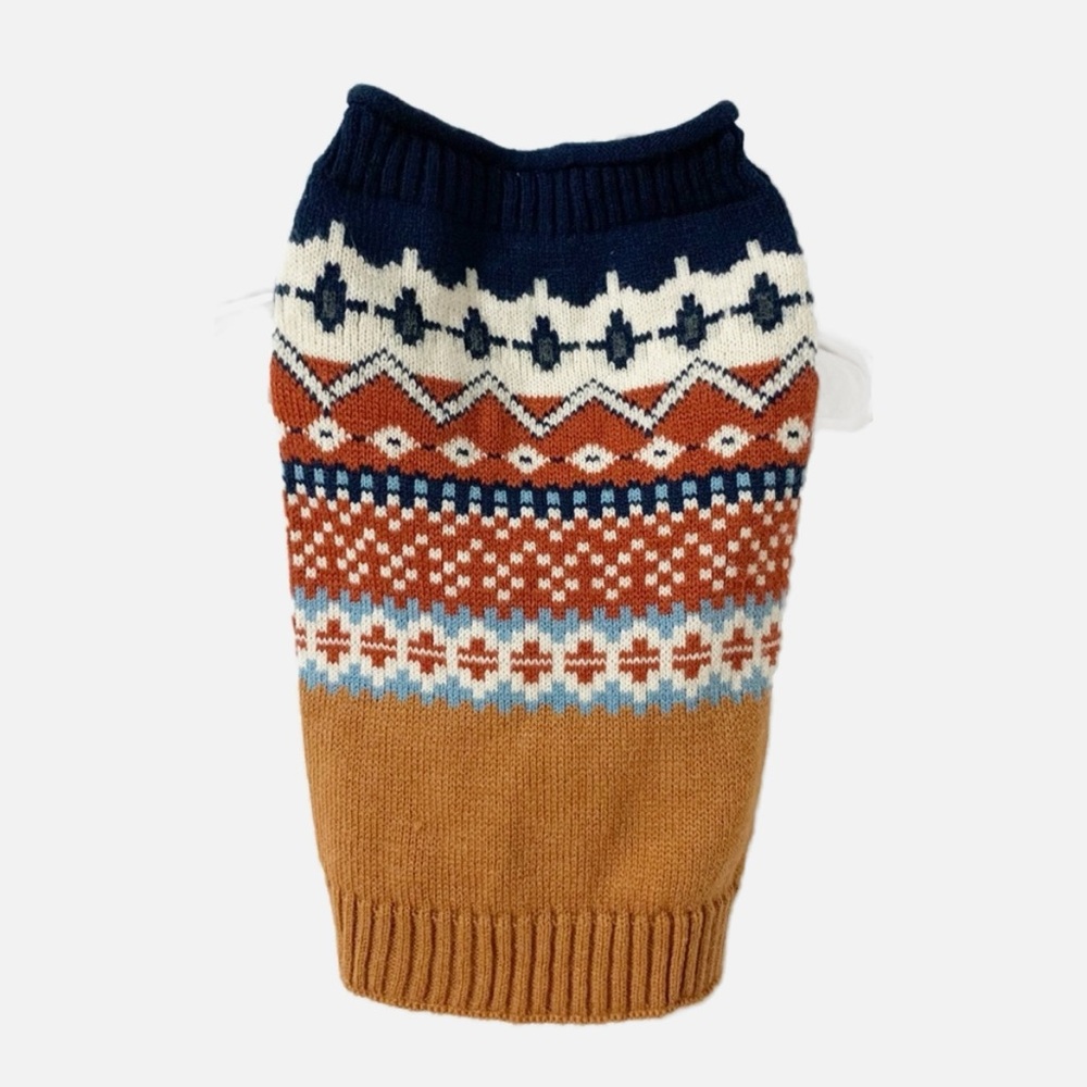 Unbranded Cozy Warm Knit Dog Sweater Various Patterns in Stripes Solid Chest🧡🖤